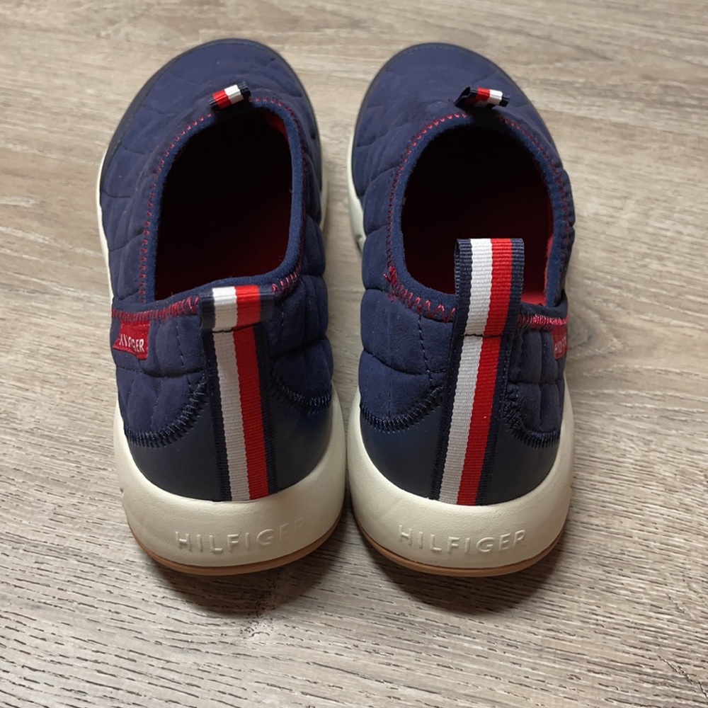 Tommy Hilfiger Shoes Men’s 11 Grizzly Navy Blue Memory Foam Slip on Sneakers - Picture 5 of 6